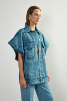 Blue Denim Vest 2 - 5