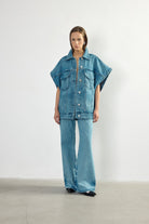 Blue Denim Vest 2 - 6