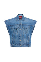 Blue Denim Vest 2 - 7