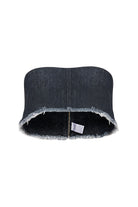 Black Denim Crop - 3