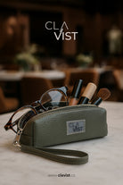 Minimalist Kalem Ve Aksesuar Çantası  Yeşil - 1