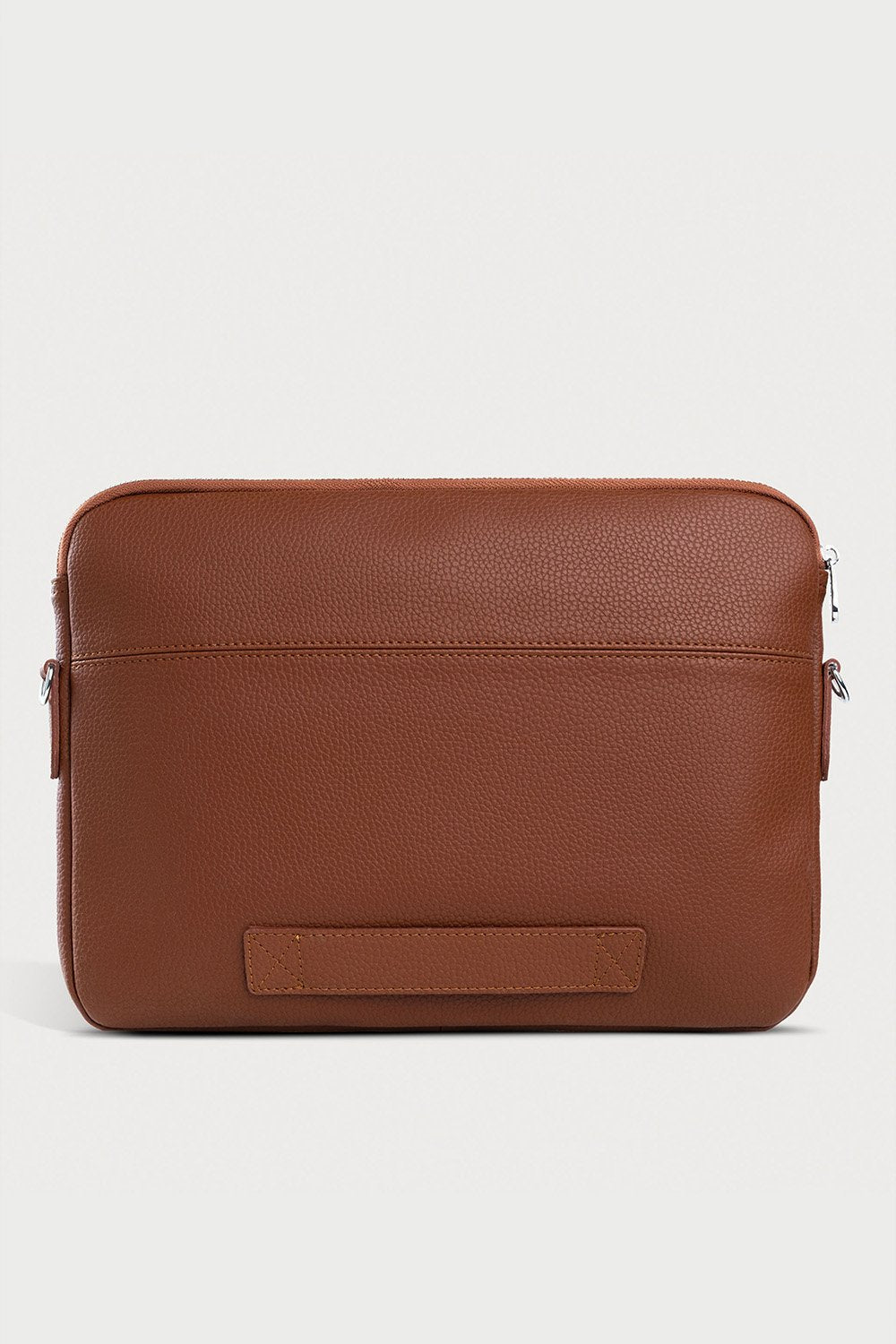 Vegan Deri Portföy Çanta  Kahverengi - 4