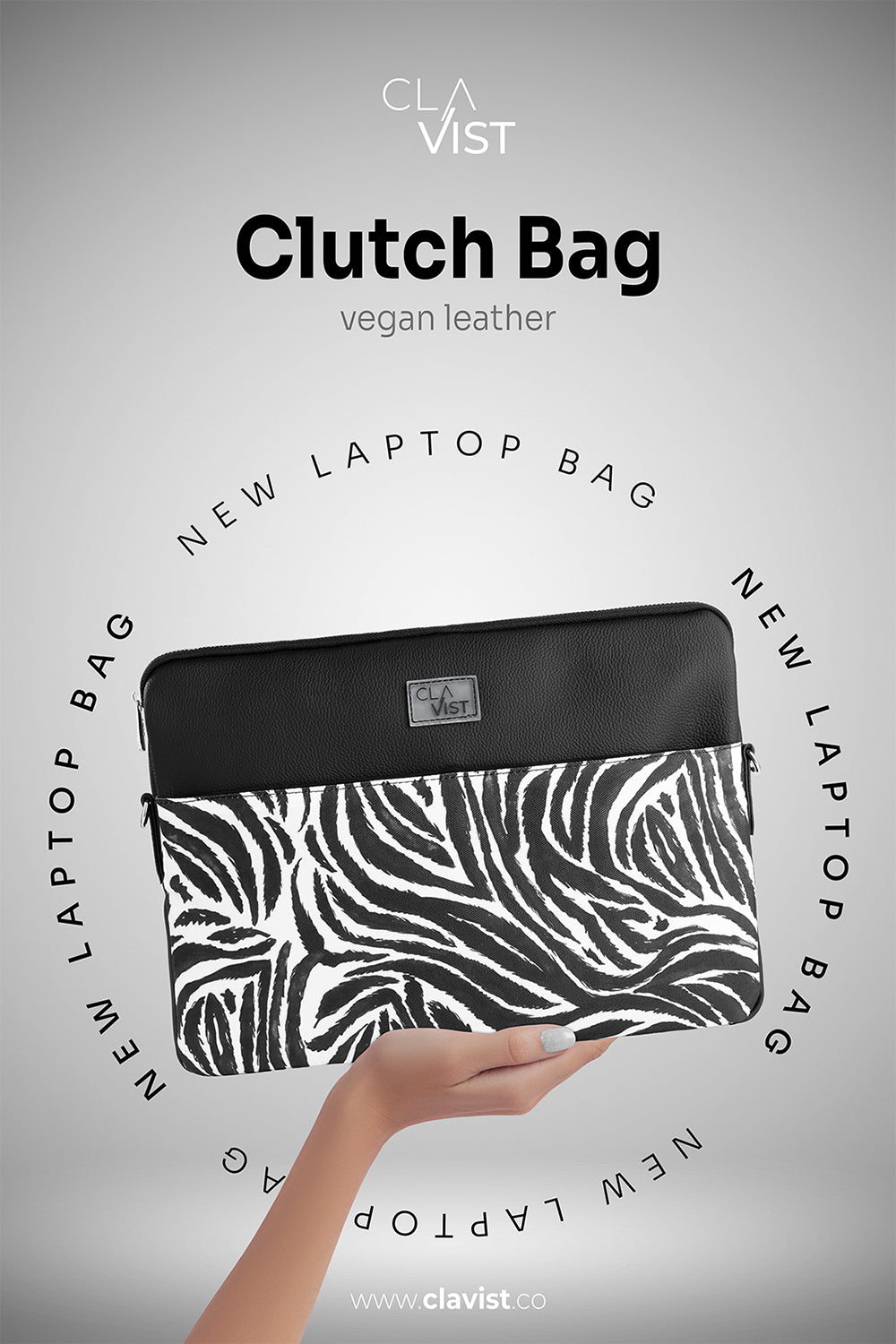 Zebra Desenli  Laptop & Macbook  & Ipad Kılıfı - 6