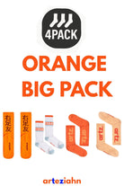 Orange Big 4pack Unisex Lifestyle 4'lü Spor Çorap Seti - 0