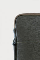 Vegan Deri Portföy Çanta Haki - 9