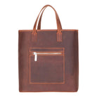 Bloom Tote Valetto Terracotta Hakiki Deri Omuz Çantası / Tote Bag - 1