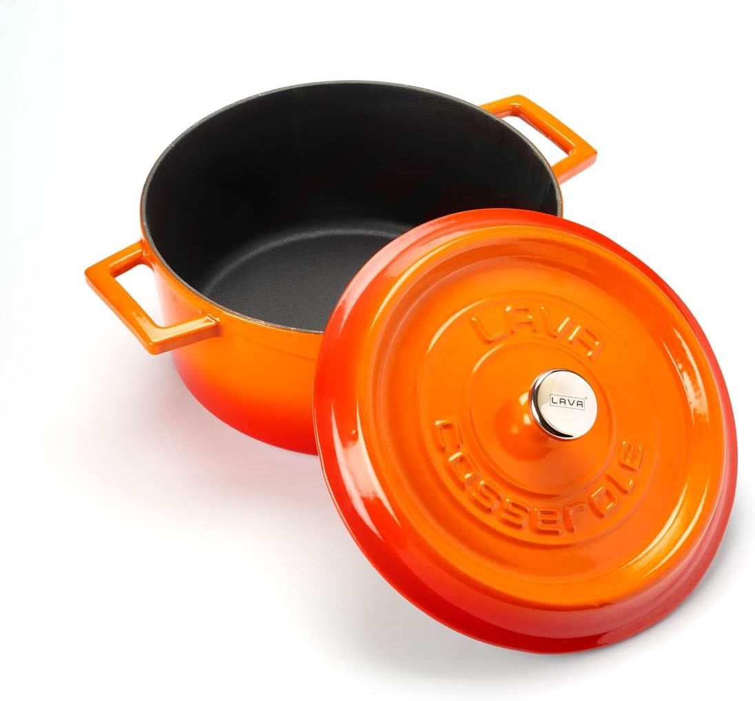 Trendy Demir Döküm Mini Derin Tencere 14 Cm Turuncu Lv Y Tc 14 K2 O - 0