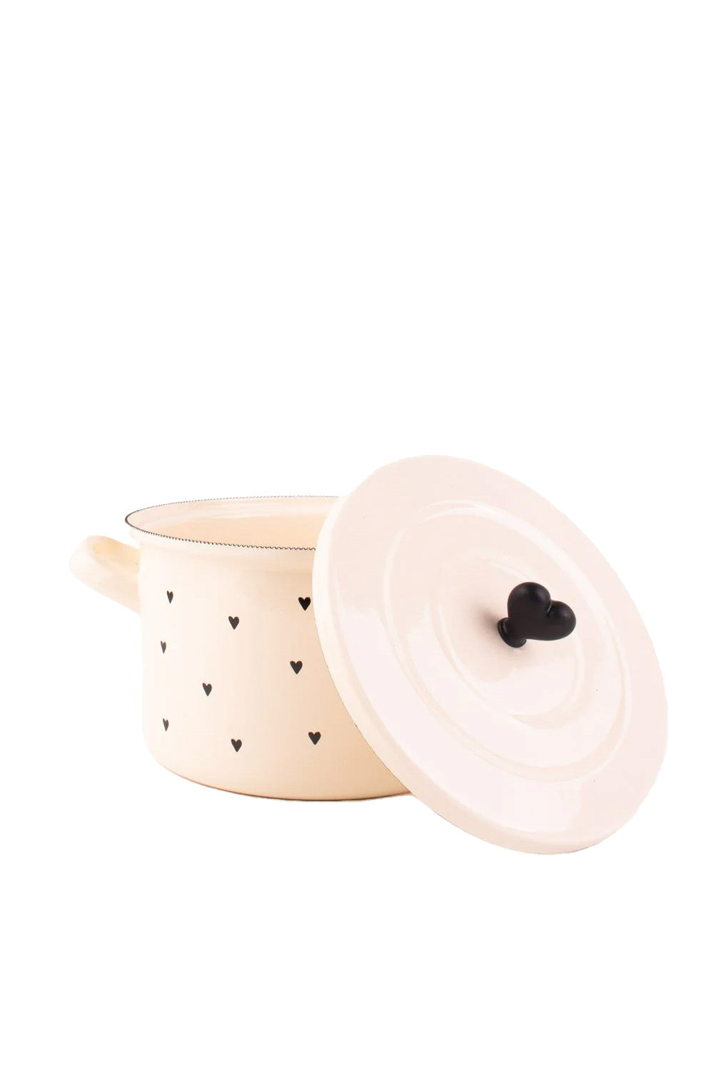 Black Cupid Emaye 20cm Tencere- 3 Litre - 2