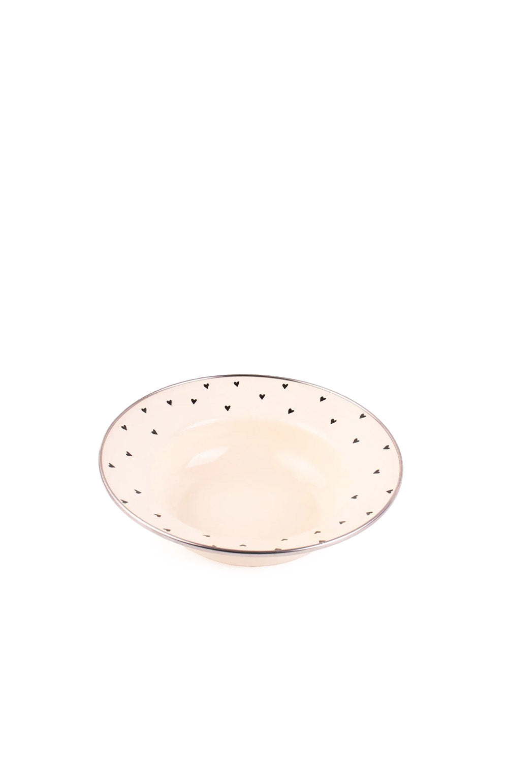 Black Cupid Emaye Çukur Makarna Ve Salata Tabağı - 3