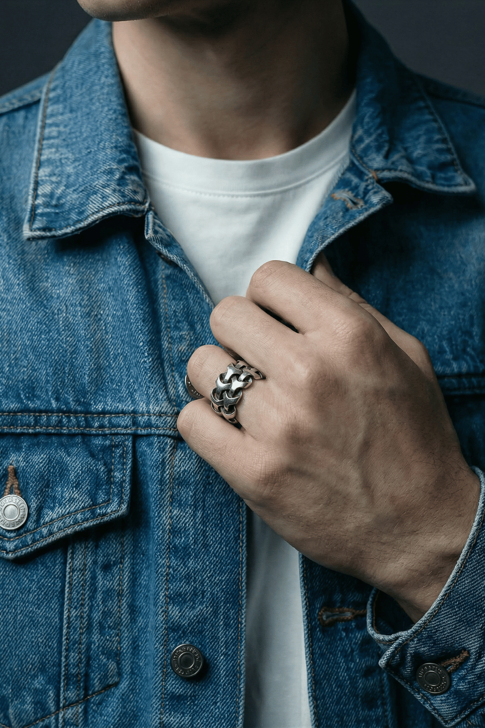 Rumi 925 Ayar Gümüş Yüzük - 8