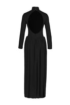 Serena Şalvar Elbise Siyah - 5