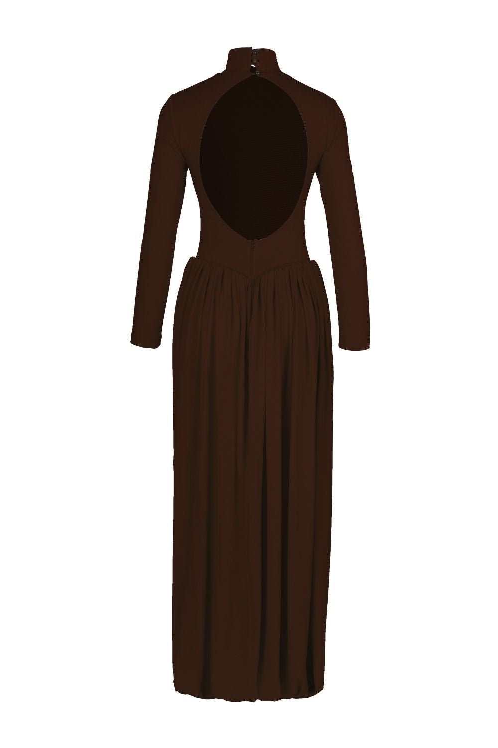 Serena Şalvar Elbise Kahverengi - 4