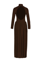 Serena Şalvar Elbise Kahverengi - 4