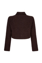 Klapa Yakalı Tüvit Ceket Kahve - 2