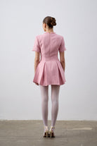 İndira Tuvit Mini Elbise Pembe - 5
