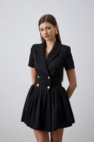Sadia Ceket Mini Elbise Siyah - 1