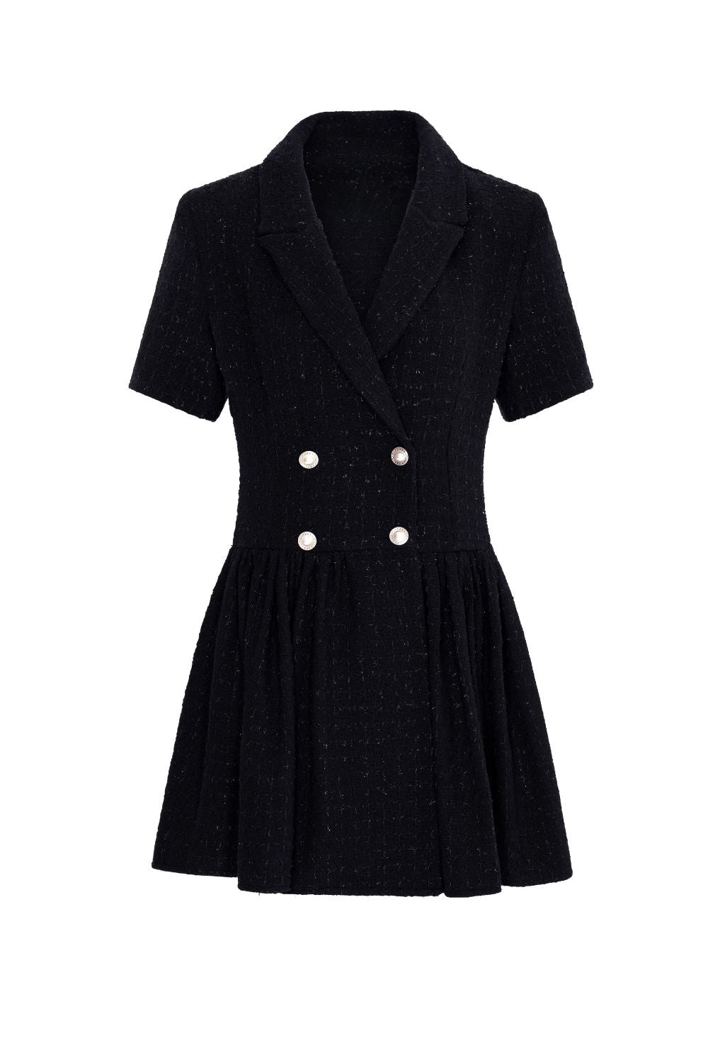 Sadia Ceket Mini Elbise Siyah - 3