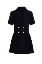 Sadia Ceket Mini Elbise Siyah - 3