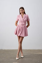 Sadia Ceket Mini Elbise Pembe - 1