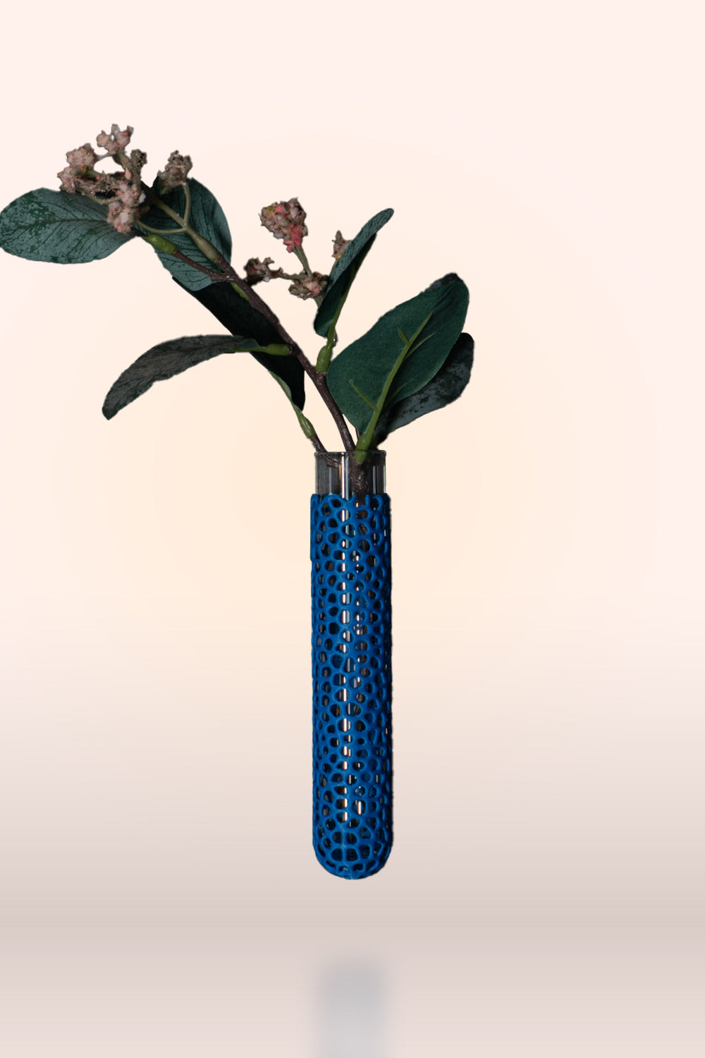 Velin Cam Tüp Bantlı Vazo - 0