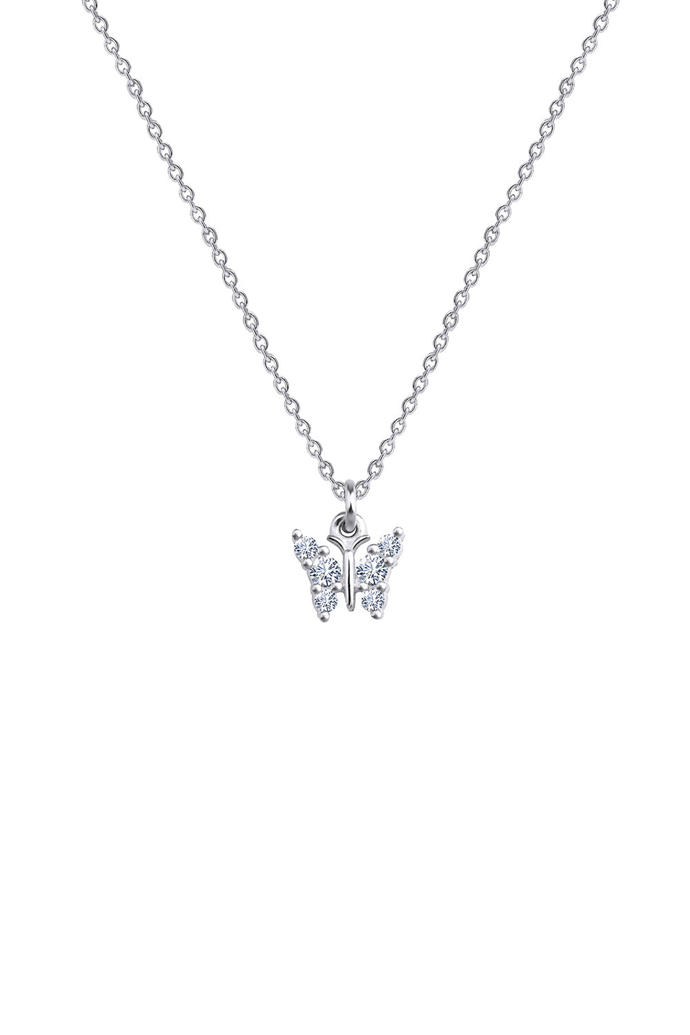 Taşlı Kelebek Kolye - 1