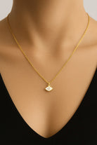 Mineli Mini Göz Kolye - 1