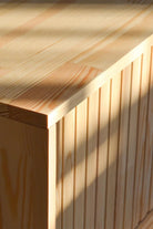 Masif Ahşap Dikey Bölmeli Tv Ünitesi - 11