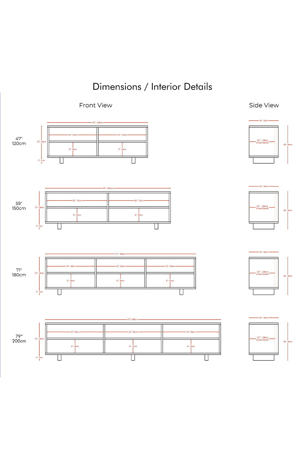Masif Ahşap Tv Ünitesi - 11