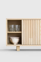 Masif Ahşap Dikey Bölmeli Tv Ünitesi - 3