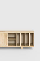 Masif Ahşap Dikey Bölmeli Tv Ünitesi - 7