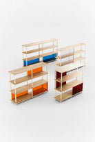 Renkli Kapak Seçenekli 4 Raflı Kitaplık - 0