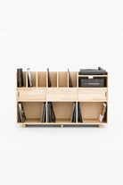 Masif Ahşap Plak Çalar Standı - 5