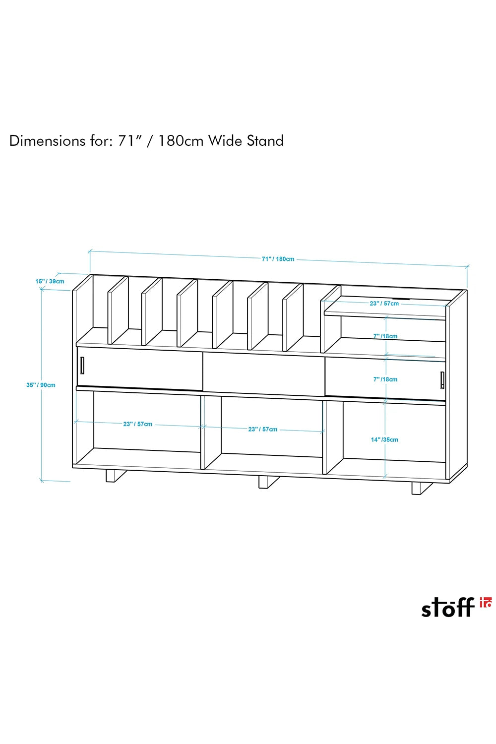 Masif Ahşap Plak Çalar Standı - 8