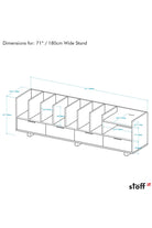 Masif Ahşap Pikap & Plak Depolama Sistemi - 8