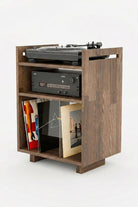 Masif Ahşap Plak & Pikap Depolama Ünitesi - 4