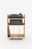 Masif Ahşap Plak & Pikap Depolama Ünitesi - 7