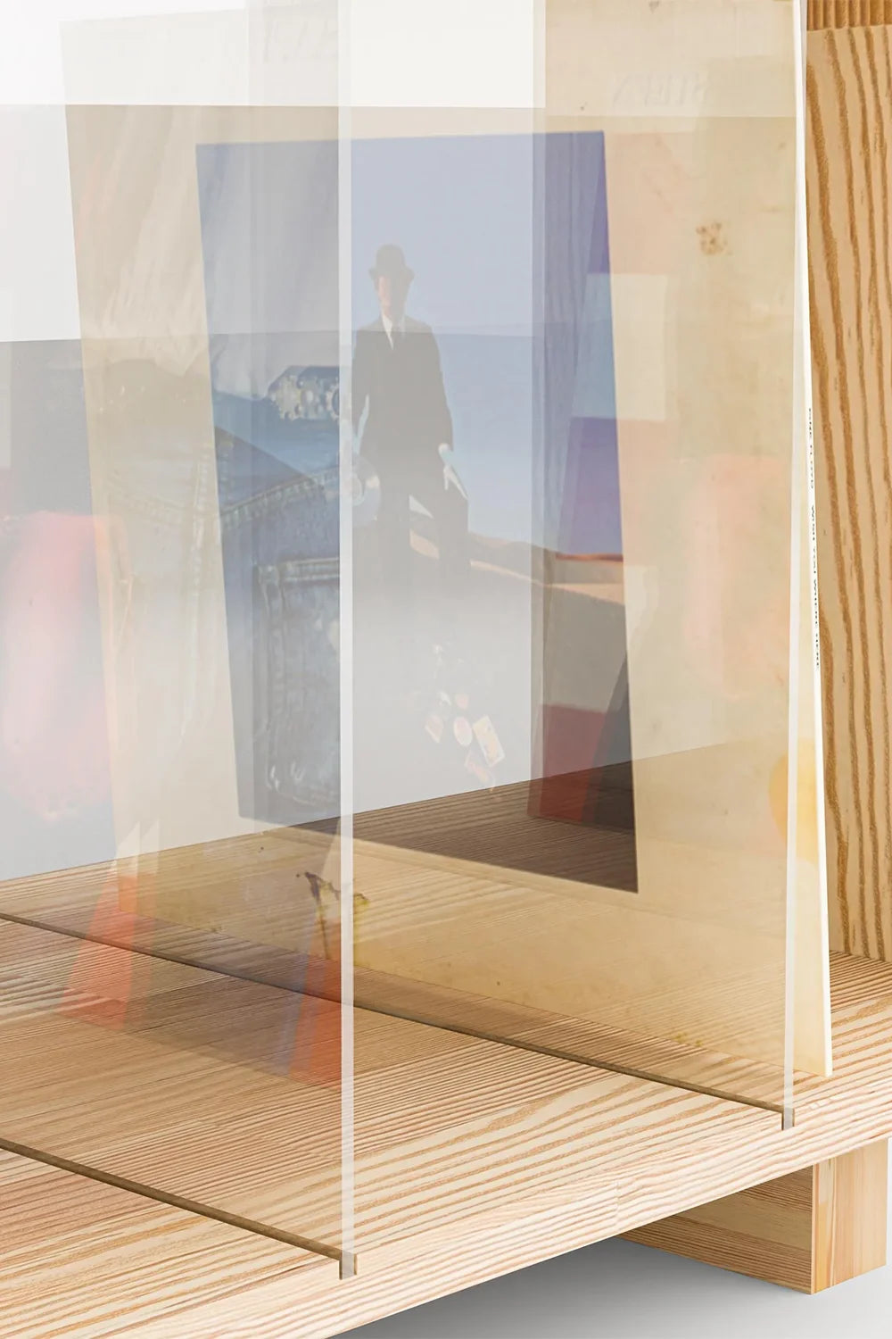 Masif Ahşap Plak & Pikap Depolama Ünitesi - 8