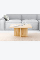 Masif Ahşap Kare Orta Sehpa - 2