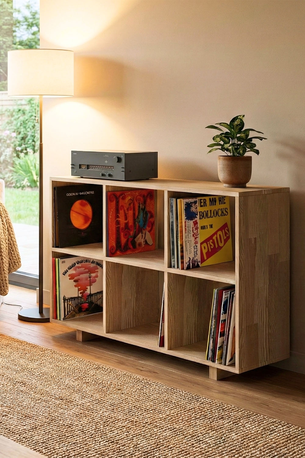 Masif Ahşap Açık Raf Ünitesi - 2