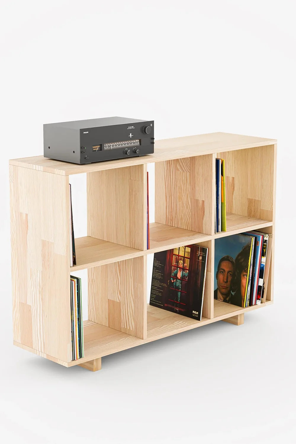 Masif Ahşap Açık Raf Ünitesi - 7