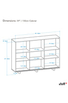 Masif Ahşap Yüksek Büfe & Konsol - 8