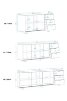 Masif Ahşap Çekmeceli Büfe & Konsol - 9