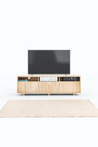 Masif Ahşap Kapaklı Tv Ünitesi - 8