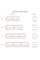Masif Ahşap Açık Bölmeli Tv Ünitesi - 12