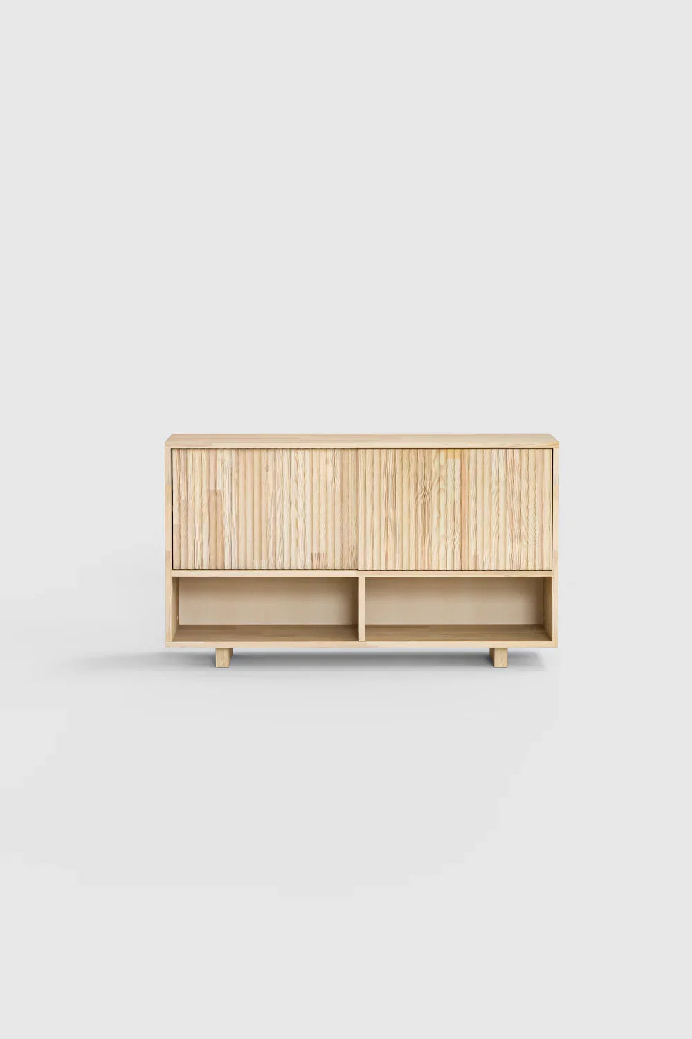 Masif Ahşap Açık Bölmeli Konsol - 4