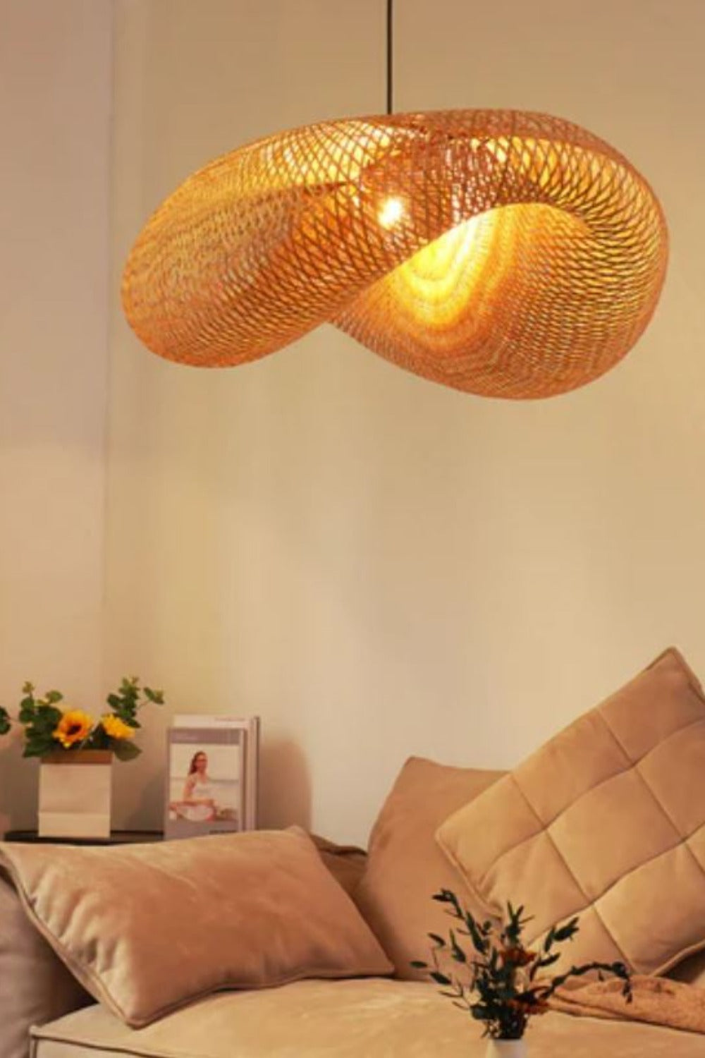 Wave Bambu Bohem Sarkıt Avize - 0