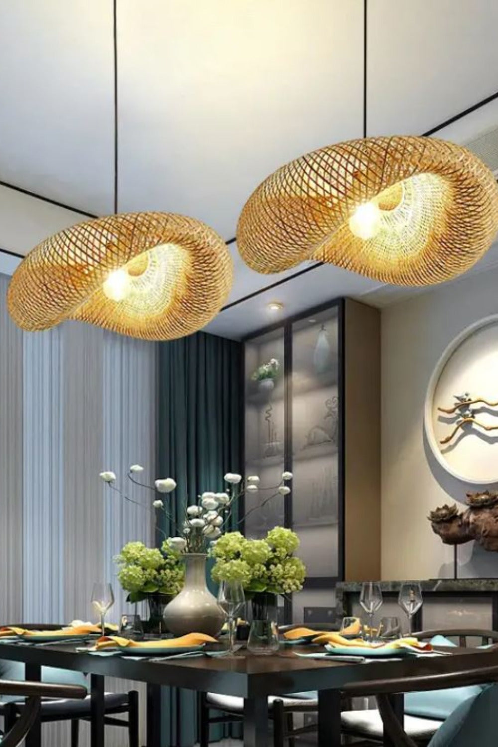 Wave Bambu Bohem Sarkıt Avize - 5