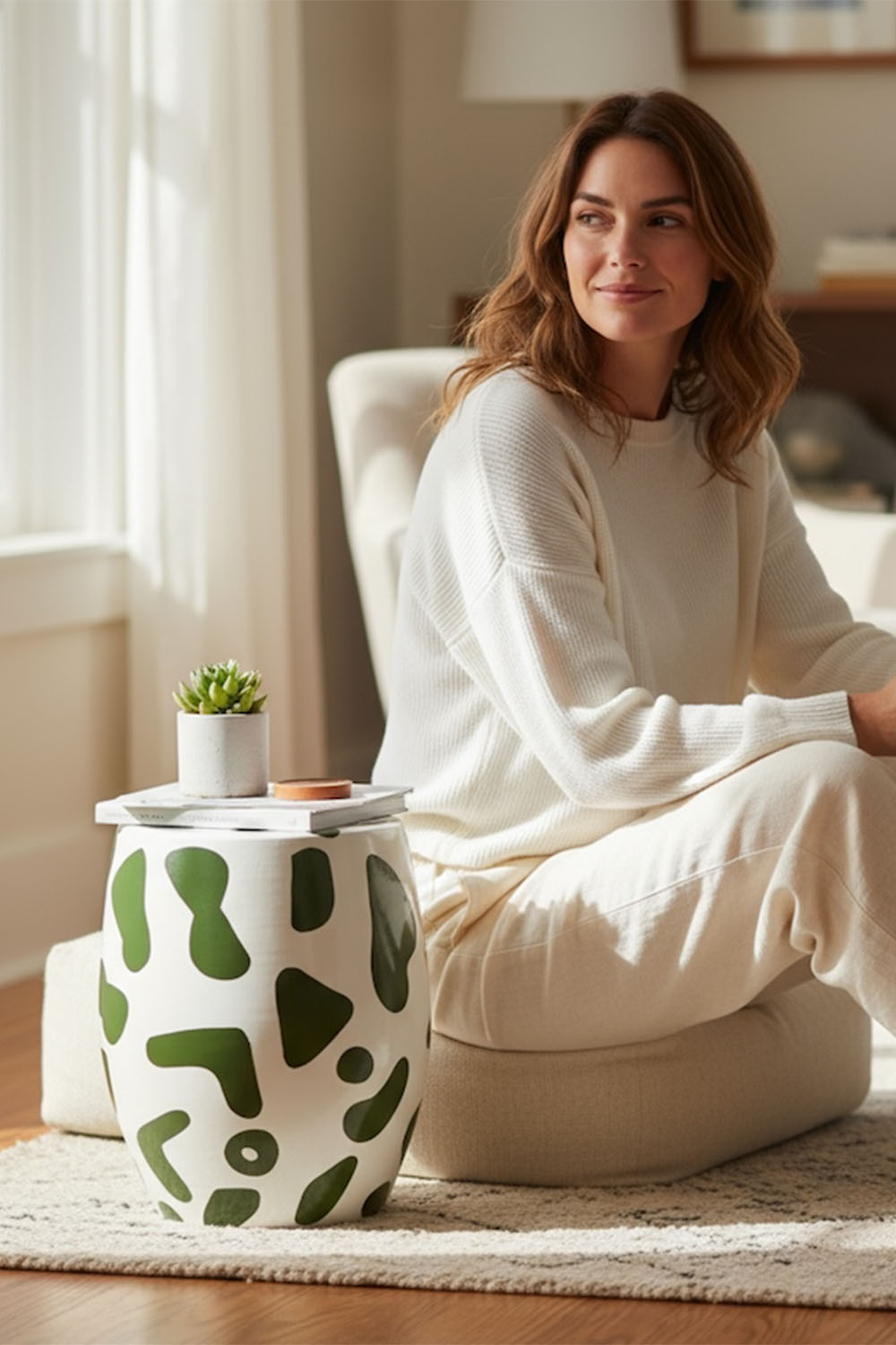 Geo Haki Seramik Sehpa - 0