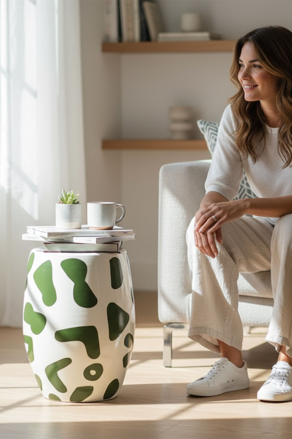 Geo Haki Seramik Sehpa - 3