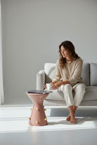 Rose&gold Seramik Sehpa - 1